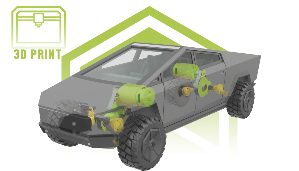 Obrázek Sprinter 4x4 upgrade - Vytiskni si svůj!